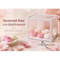Захисні бокси для фарбування зефіру та десертів