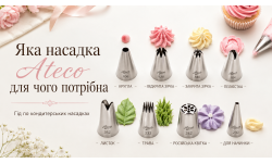 Насадки Ateco: яка для чого потрібна — повний гід за номерами