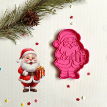 Формочка-вирубка для пряників Санта-Клаус 6
