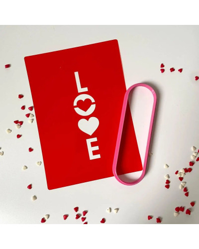 Форма та трафарет Love 2 