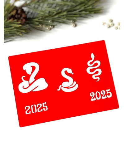 Трафарет фоновий Змії 2025 2 
