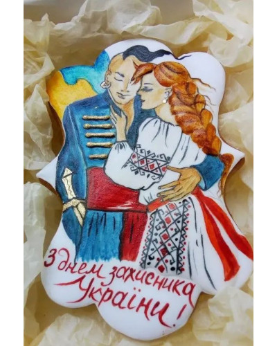 Форма та трафарет Козак з дівчиною 
