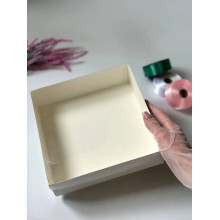 Складна коробка для зефіру 16 х 16 х 6 см