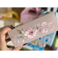Складна коробка для зефіру 16 х 16 х 6 см - Квітка