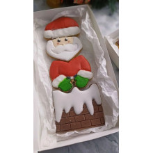 Формочка-вырубка для пряников Пазл Санта-Клаус
