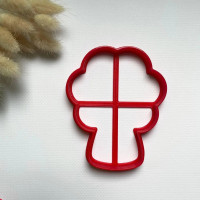 Формочка-вирубка для пряників Букет квітів