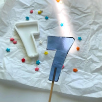 Силіконовий молд для льодяників - Цифра 7
